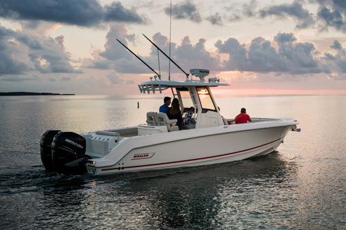 Boston Whaler is an American boat manufacturer. Boston Whalers were originally produced in Massachusetts, hence the name, but today are manufactured in Edgewater, Florida. Boston Whaler owners use their boats in myriad ways, from hardcore offshore fi